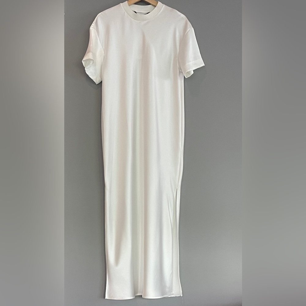 Zara White Midi Dress